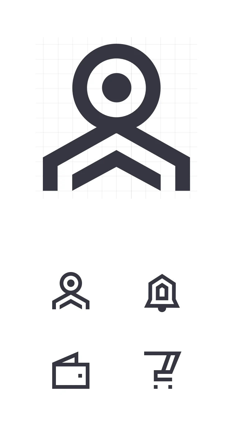 The HybridBlock icon set